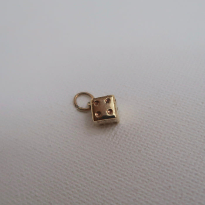Dainty Lucky Dice Charm