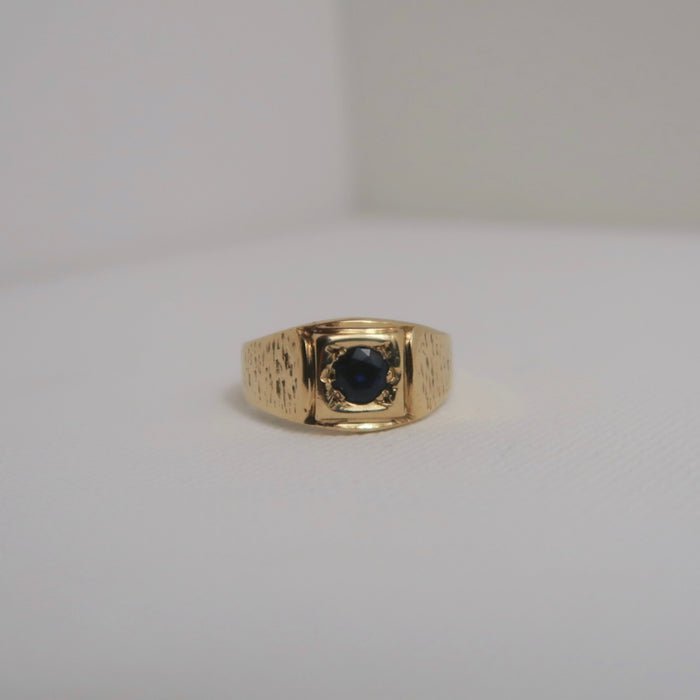 Vintage Sapphire Signet Ring