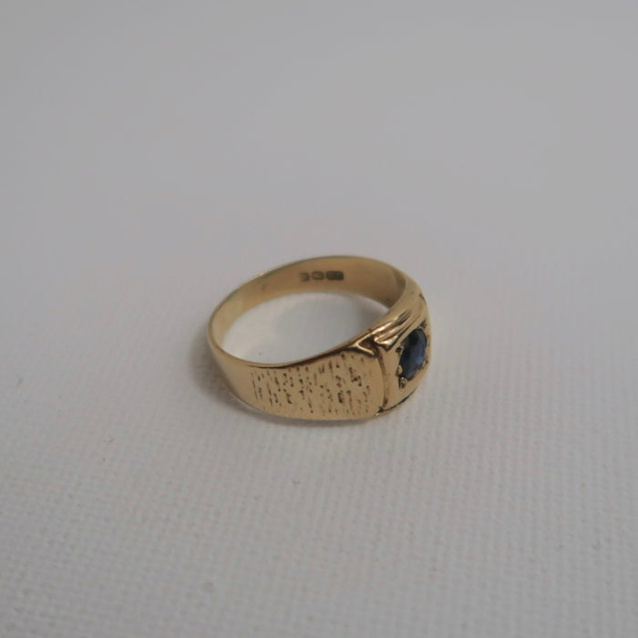 Vintage Sapphire Signet Ring
