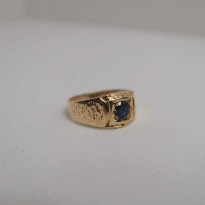 Vintage Sapphire Signet Ring
