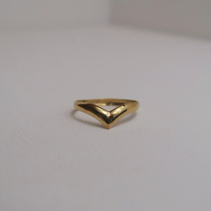 Domed Wishbone Ring