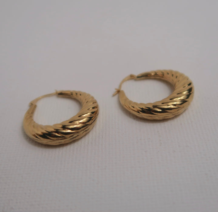 9ct Twist Hoops