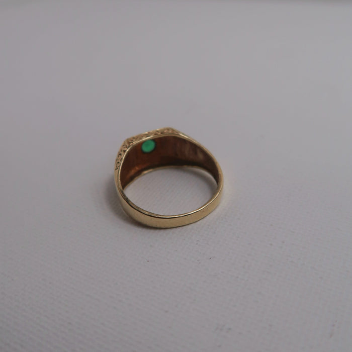 Emerald Signet Ring