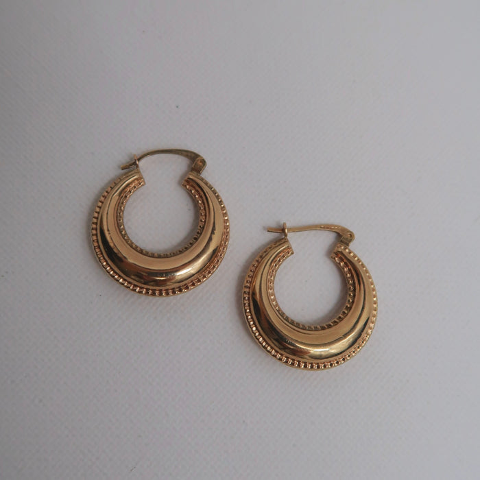 9ct Gold Hoops
