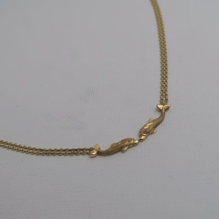 14ct Dolphin Chain