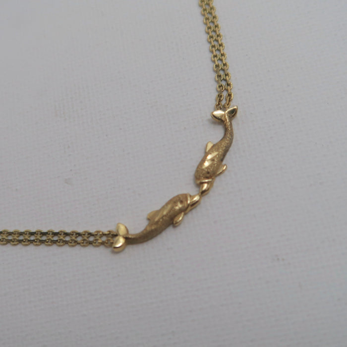 14ct Dolphin Chain
