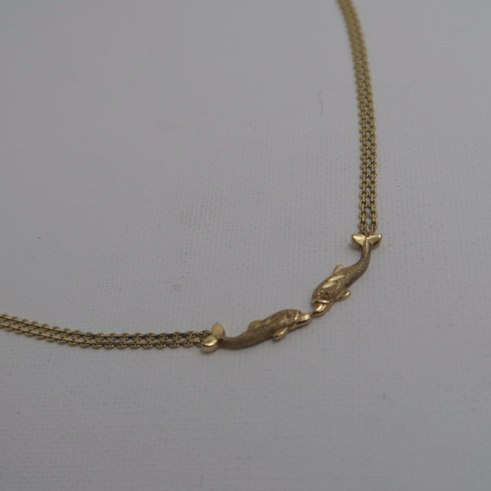 14ct Dolphin Chain