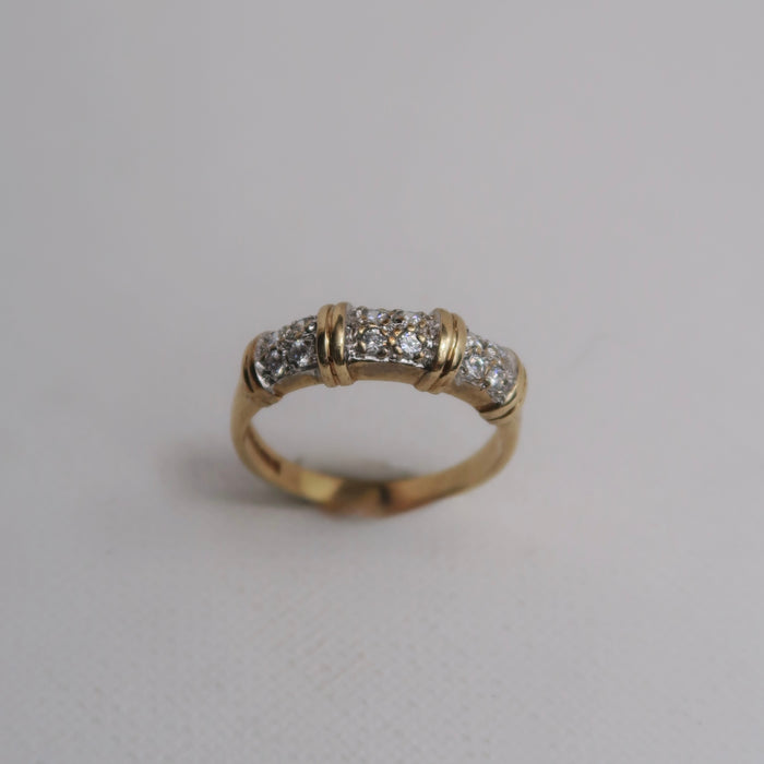 9ct CZ Band