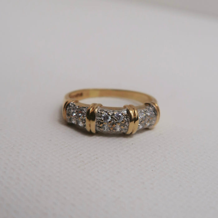 9ct CZ Band