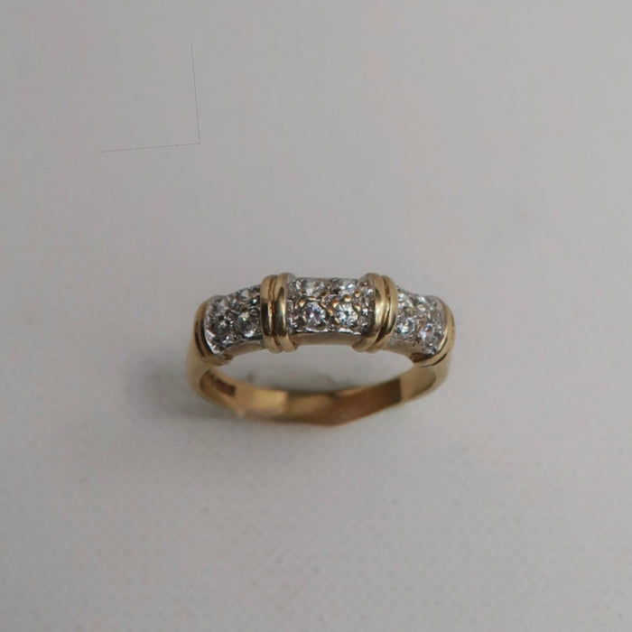 9ct CZ Band