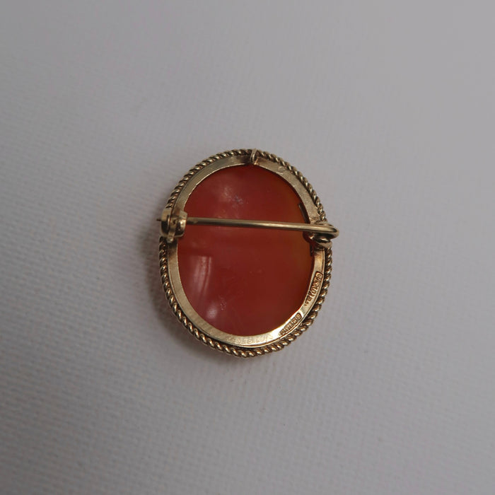 9ct Cameo Brooch