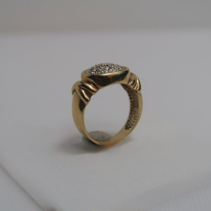 CZ Chunky Pinky Ring