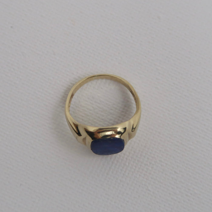 Lapis Signet Ring