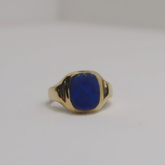 Lapis Signet Ring