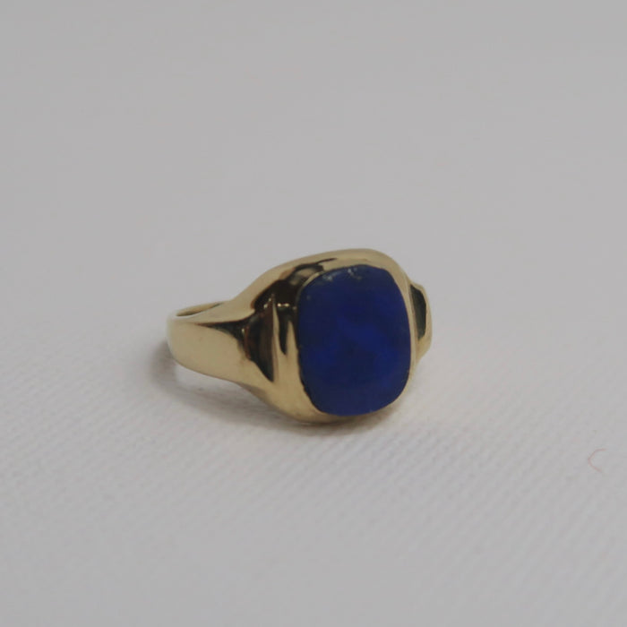 Lapis Signet Ring