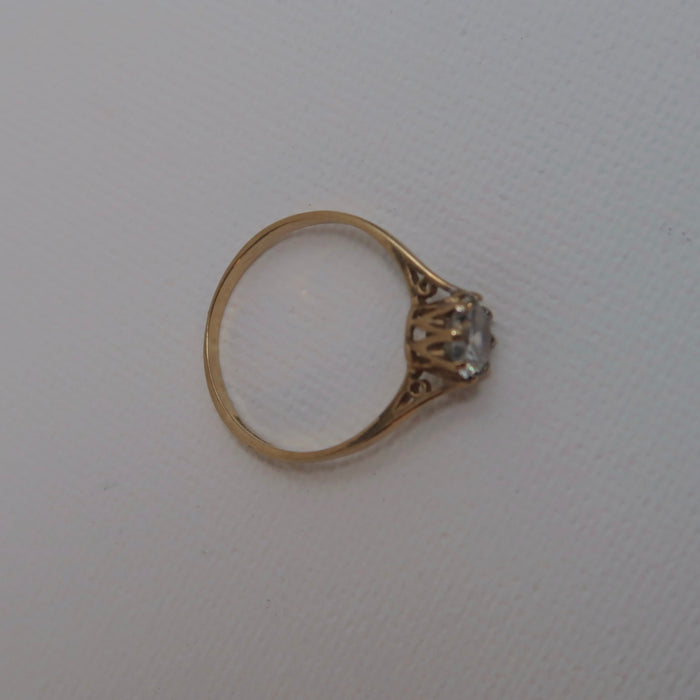 Solitaire CZ Ring