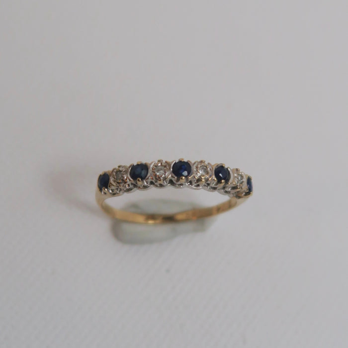 Sapphire & CZ Band