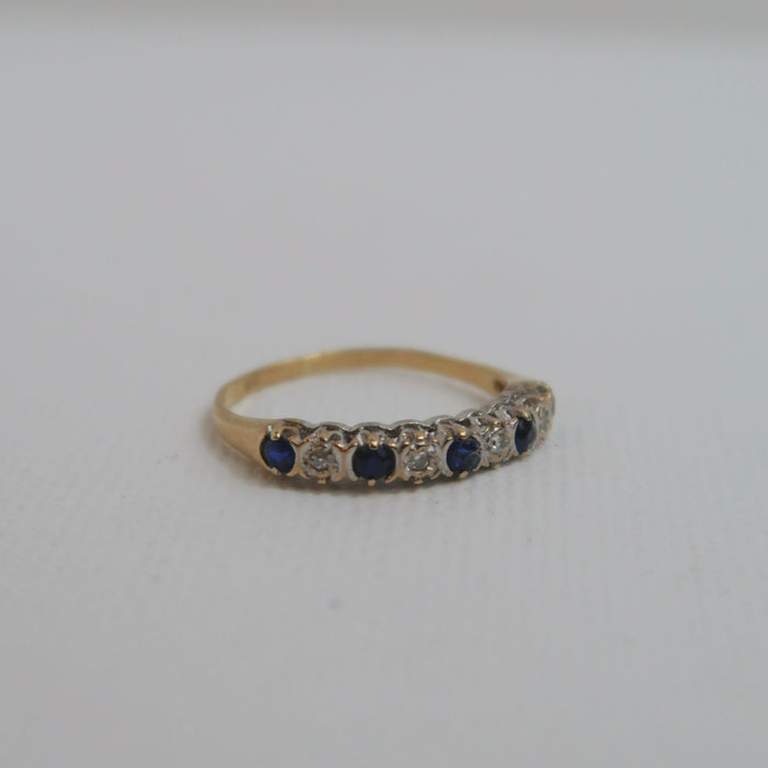 Sapphire & CZ Band