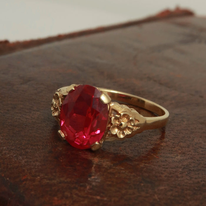 Rubelite Flower Ring (1968)