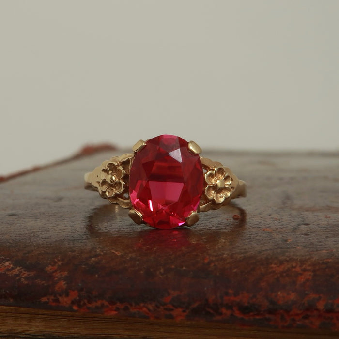 Rubelite Flower Ring (1968)