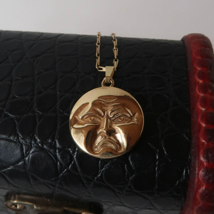 Moon Face Pendant