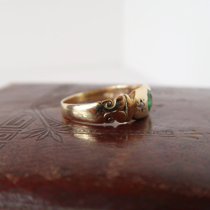 Emerald & Diamond Ring