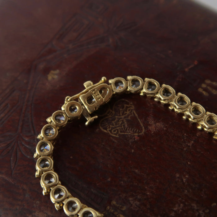 18ct CZ Tennis Bracelet