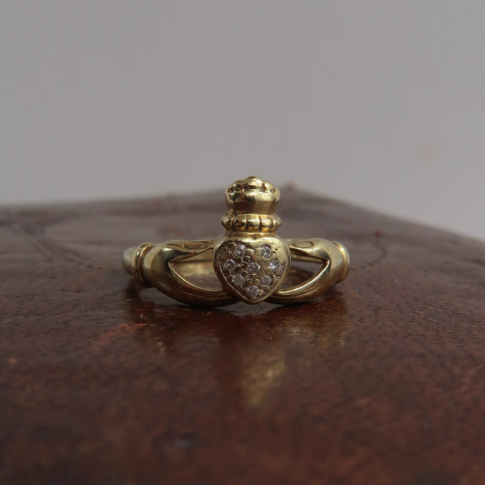 Diamond Set Claddagh