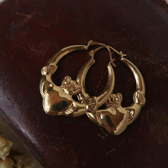 Claddagh Hoops