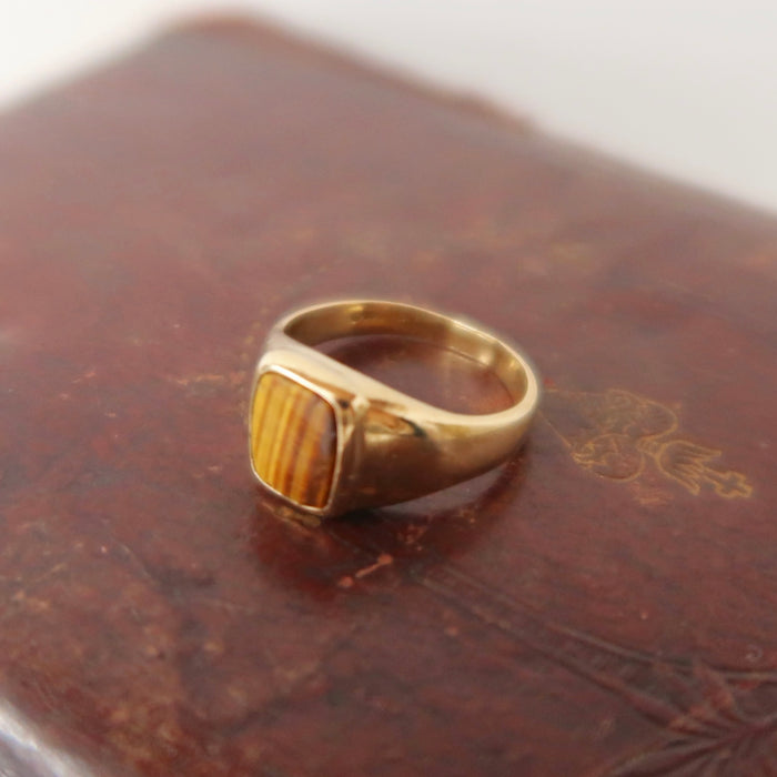 Tigers Eye Signet