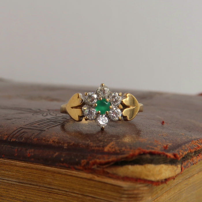 Green Flower Ring