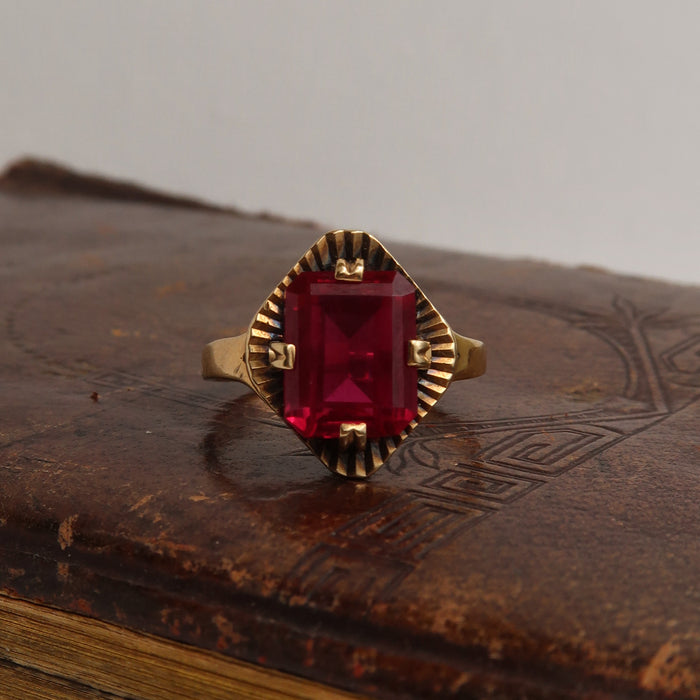 Rubellite Fan Ring