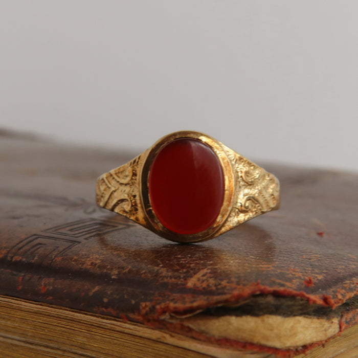 Fancy Red Carnelian Signet (1997)