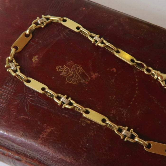 Two-Tone link Bracelet