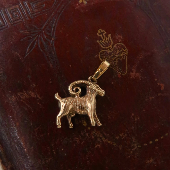 9ct Aries Pendant