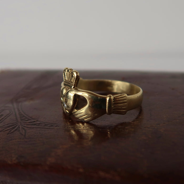 Heavy Diamond Set Claddagh