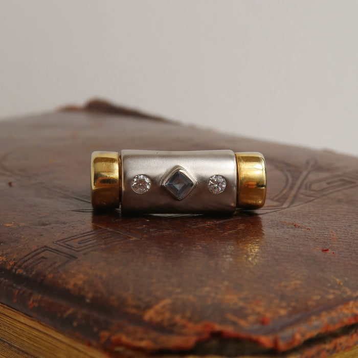 14ct Contemporary Two-Tone Ring