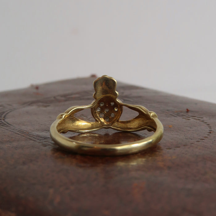 Diamond Set Claddagh