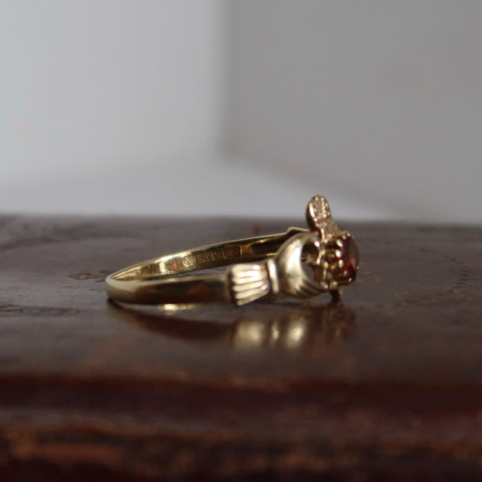 Garnet Claddagh