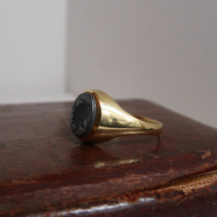 Hematite Signet Ring