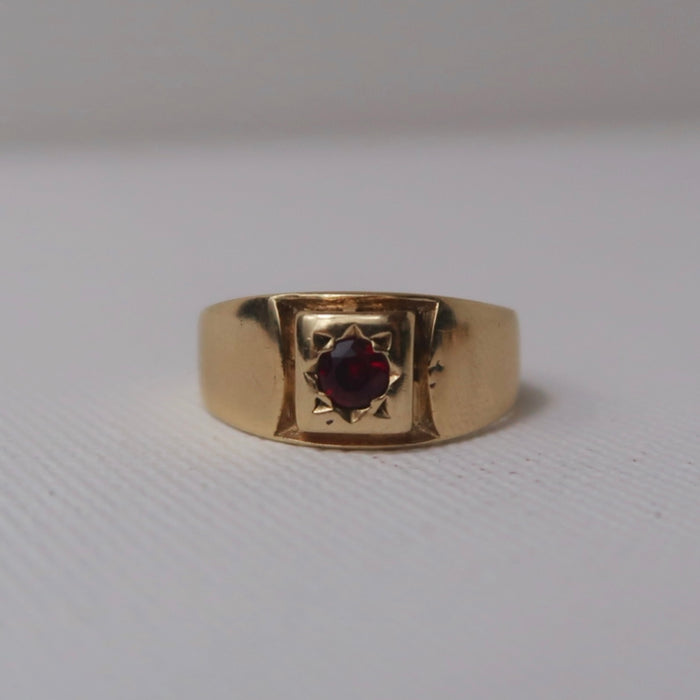 Ruby Signet Ring