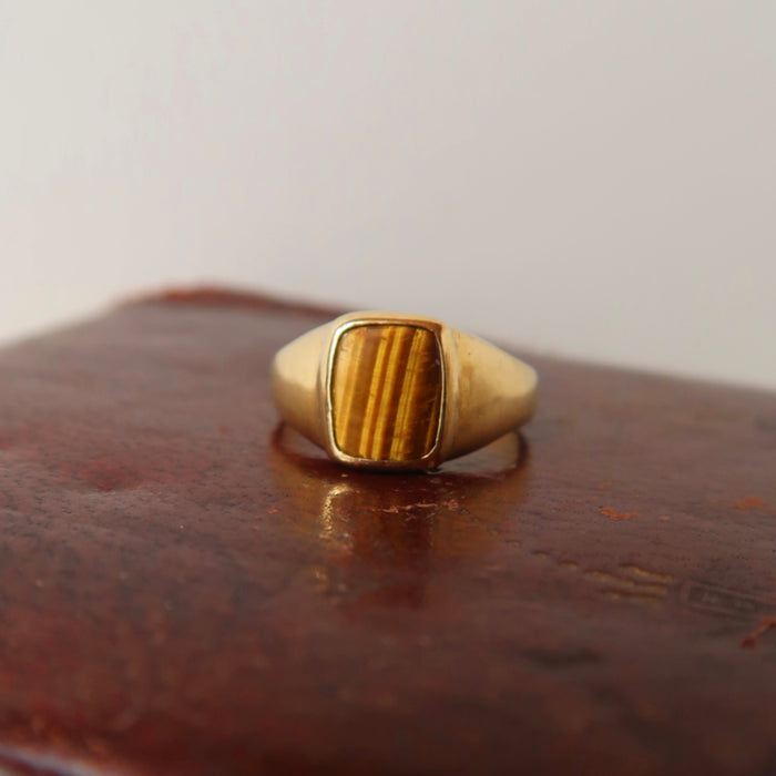Tigers Eye Signet