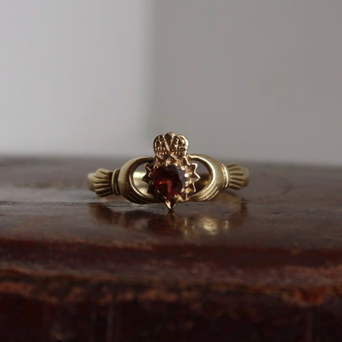 Garnet Claddagh