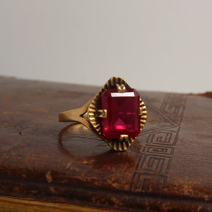 Rubellite Fan Ring