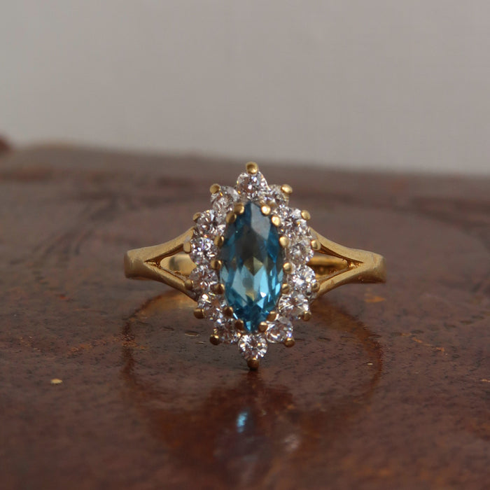 Aquamarine Marquise Ring (1988)