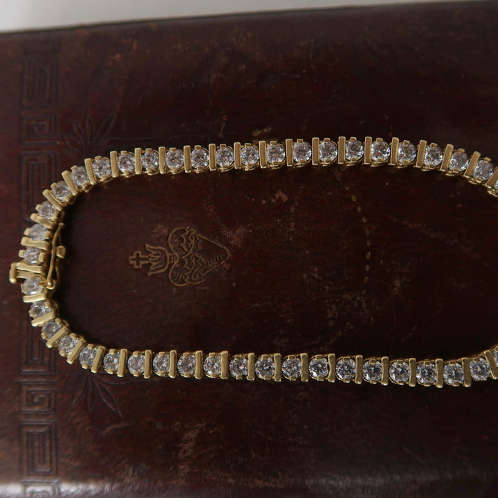 18ct CZ Tennis Bracelet