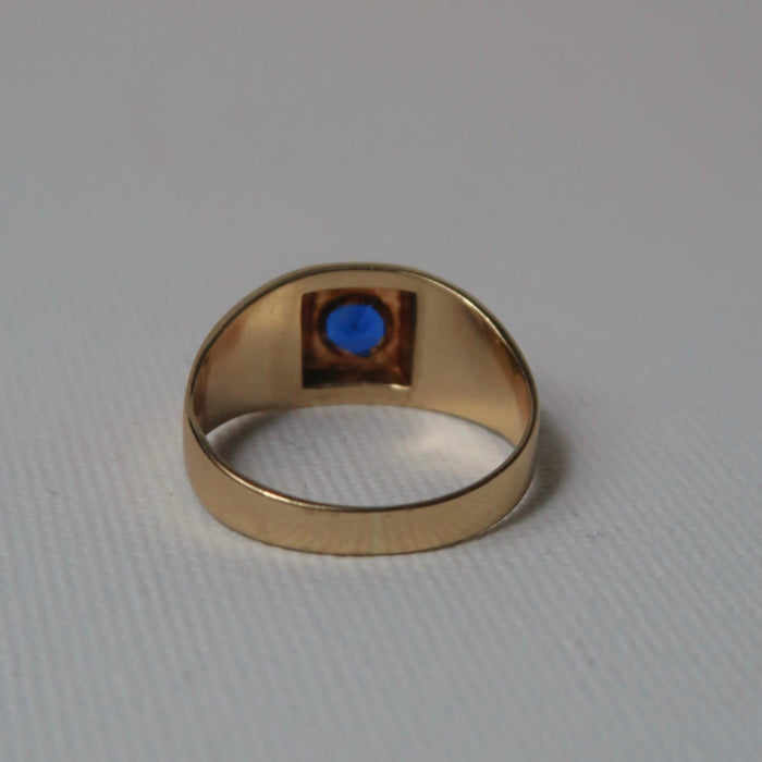 Blue Signet Ring