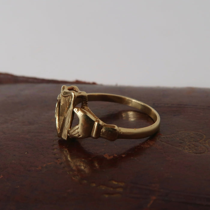 Harp Claddagh Ring