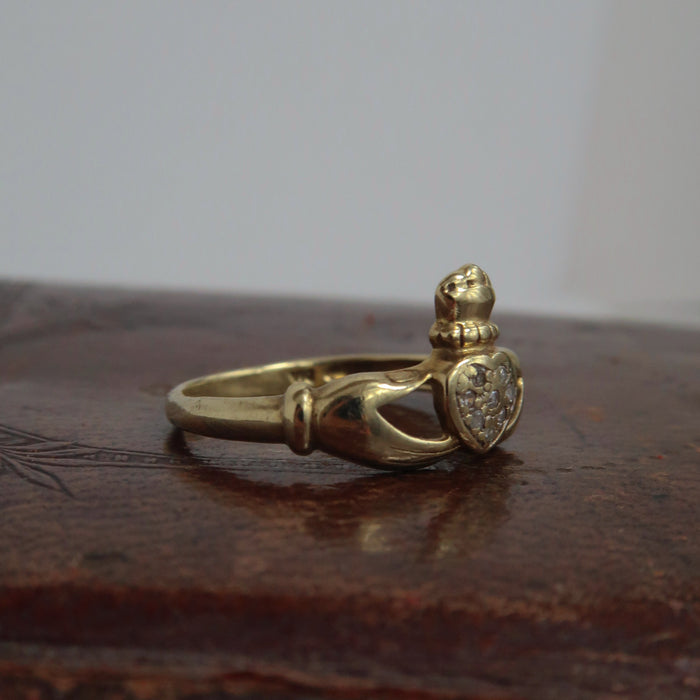 Diamond Set Claddagh
