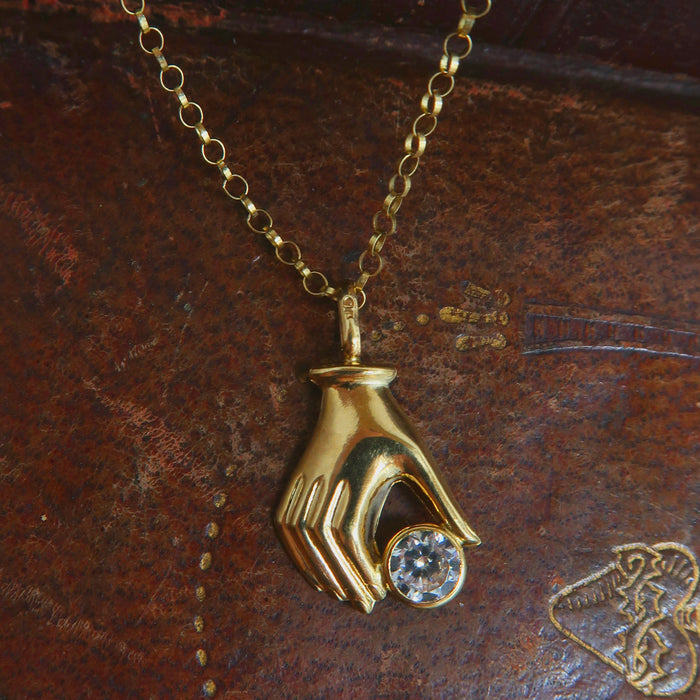 CZ Hand Pendant